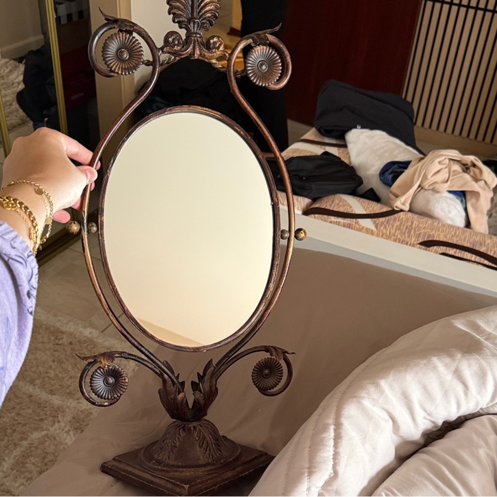 Elegant Bronze Vanity Mirror
